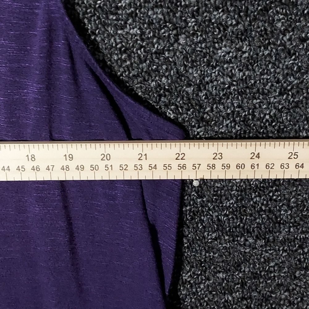 Faded Glory 2X (18W 20W) Purple Tank Top Shirt - Picture 8 of 13